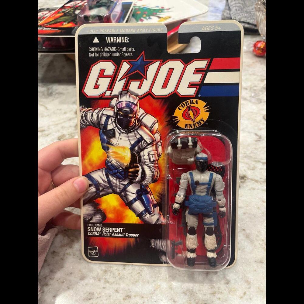 2005 Hasbro GI Joe Cobra  ARAH DTC Snow Serpent Action Figure MOC New Sealed‎